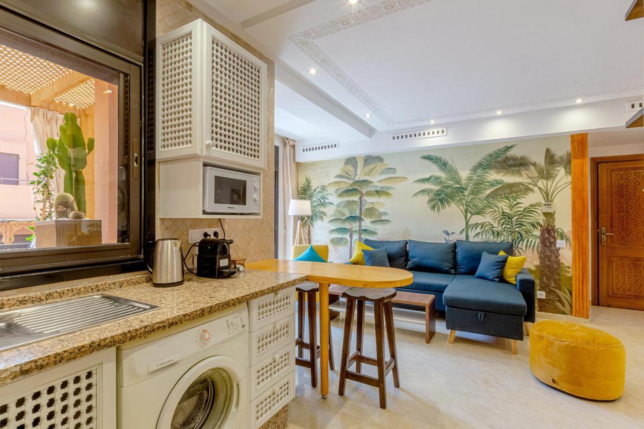 Le Palmier - Appartement Authentique A Gueliz Marrakesh Exterior photo